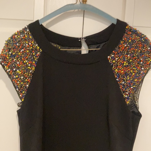 EUC Trina Turk Beaded Cocktail Dress - Picture 2 of 6